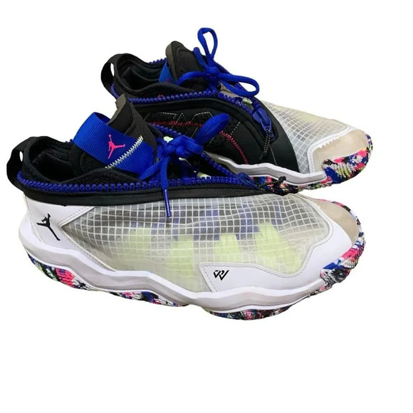 EUC Nike Jordan Why Not White Multi Men’s 8 - Picture 2 of 7